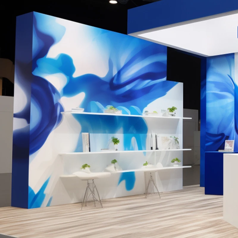 20 x 20 Trade Show Ideas Aluminium Modular Free Standing Backlit Backdrop Booth Stand For Exhibition Events