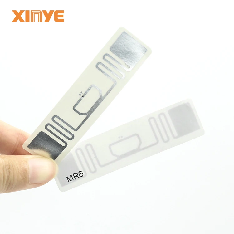 UHF MR6 индивидуальная Высокая безопасность RFID-метка с наклейками в рулоне для управления цепочкой поставок товаров/посылок и почтовых услуг