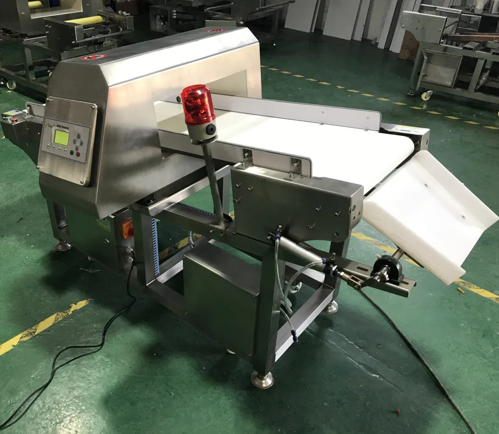 Best thick seam automatic flap rejector digital intelligent food metal detector rice flours production