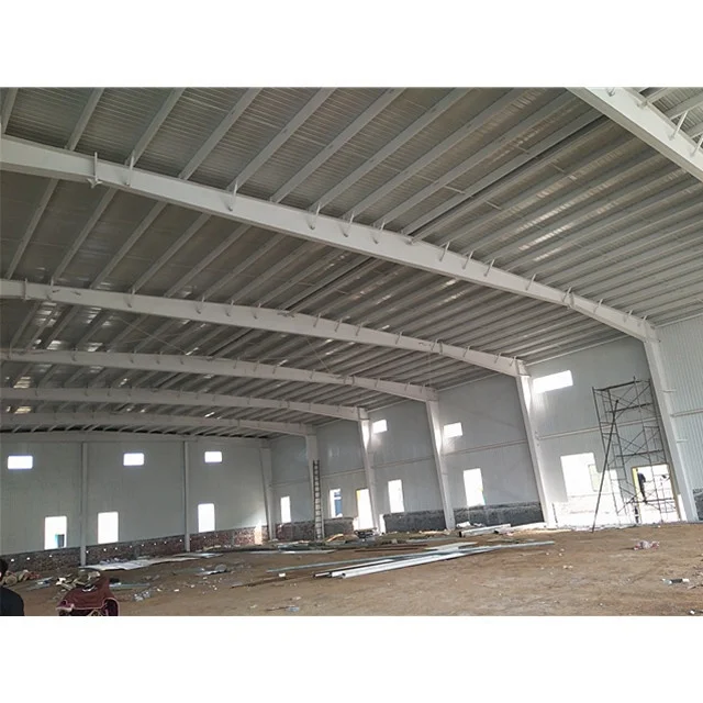 
Full service station steel structure building 