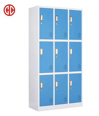 Metal Locker Locker Cabinet Metal 9 Door Cabinet Office Cabinet Wholesale Prices