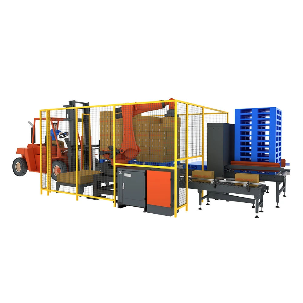 Industrial Pallet Kuka Delta Robot Arm Electric Palletizer Gripper For Bottles