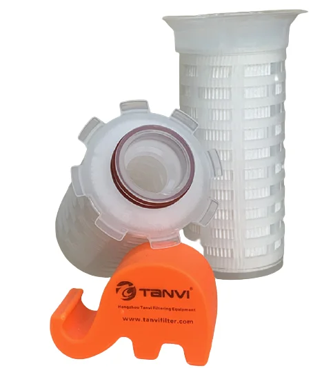 56mm 2.5 Inch Nylon Mini Pleated Filter Cartridge for Liquid and Air Sterile Filtration