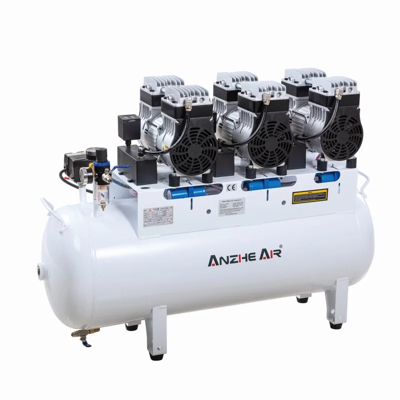 Silent Oil Free Air Compressor High Quality Dental Supply Built In Silent Oilfree Air Compressor