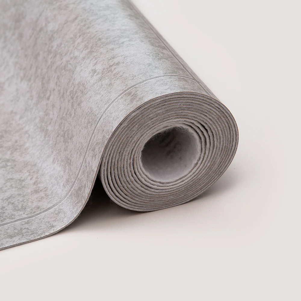 Cheap pvc vinyl flooring rolls with felt back