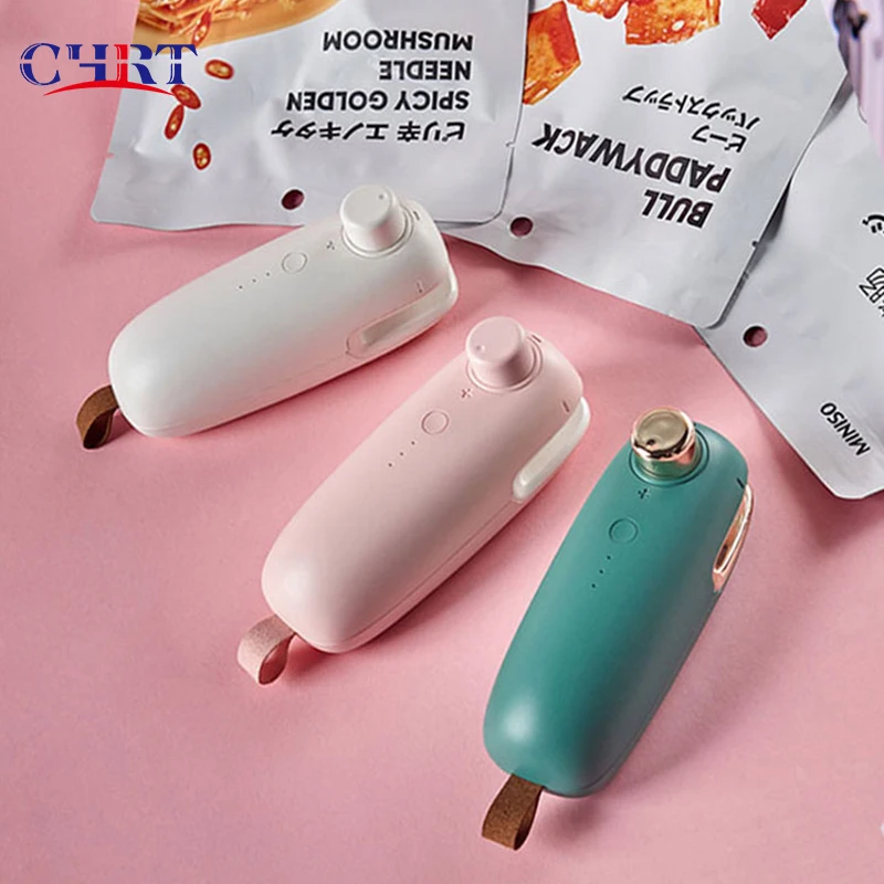 Лидер продаж на Amazon бытовой кухонный инструмент с Usb-зарядкой горячий упаковщик пакетов тепловая машина пластиковый