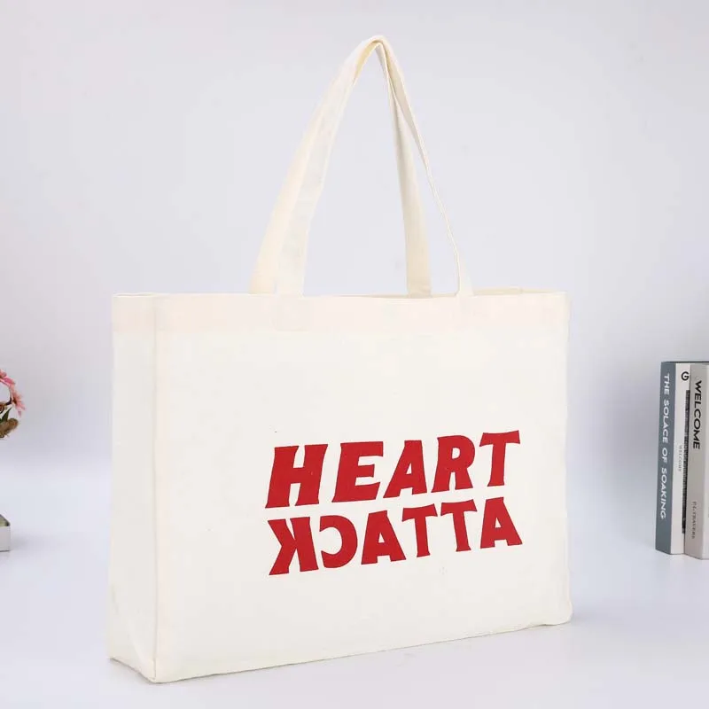 Многофункциональная вместительная простая Холщовая Сумка с магнитной пряжкой