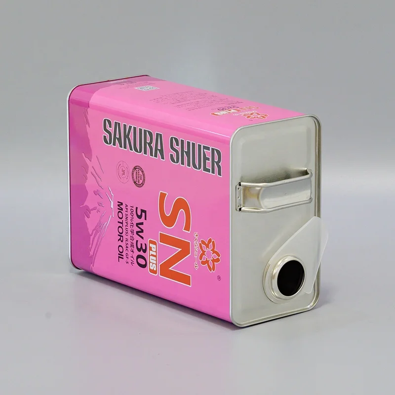 Лидер продаж жестяная банка для моторного масла Sakura 4 л