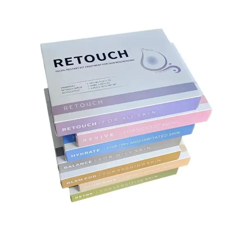 Oxygen Glam Pod bubble Home Capsule Jet Facial Mask Pods oxygenation Serum Retouch Detox Hydrate for Oxygen Facial Machine