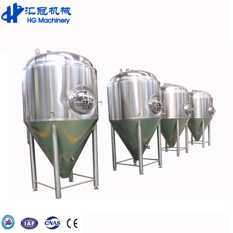 1200L лучшее качество водки ферментации Танк промышленных ферментор из нержавеющей конической ферментера