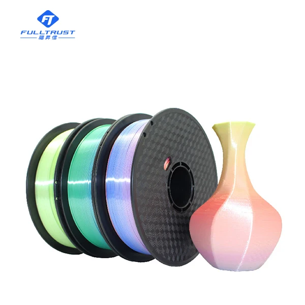 Экологически чистая нить 1,75 мм радужного цвета для 3D принтера, 3D Ручка