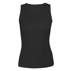 tiktok solid color knit vest slim fit sleeveless blouse women tank top