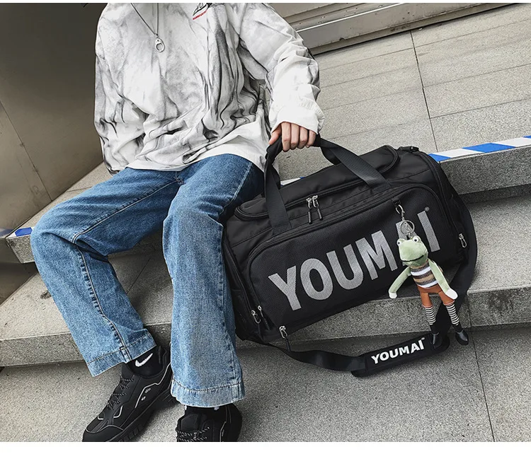 Лидер продаж 2023, спортивные сумки с индивидуальным принтом, спортивные сумки с отделением для обуви