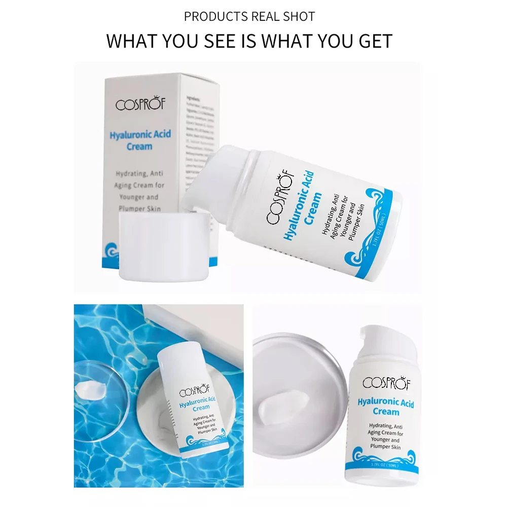 Private Label Hyaluronic Acid Cream Moisturizing Lotion Whitening Cream For Body Face