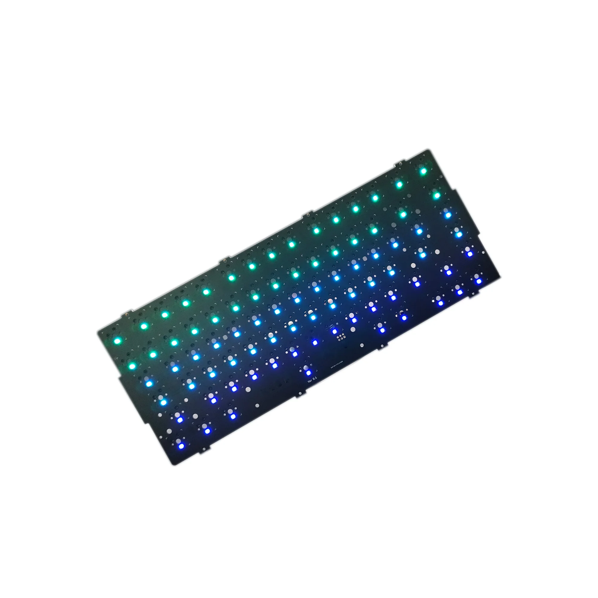 Design Your Own Hotswap Hotswappable Type C Fr4 Wireless DIY 60 Percent RGBW Qmk Via RGB ISO ANSI TKL 80% Gaming Keyboard PCB