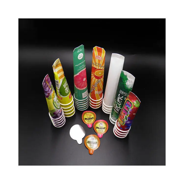Calippo Tubes Eco Custom Design Ice Cream Packaging Containers Suppliers Wholesale Ice Cream Paper Cone Squeeze Cup Pipe Wrapper
