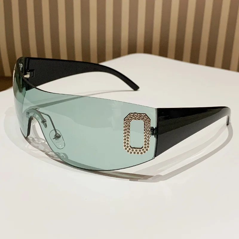 81043  2023 New Y2k Fashion Net Red Sunglasses Personalized Sunglasses Female Concave Shape