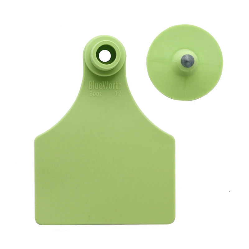 1#+5# 100 PCS Medium Size Ear Tag for Tagging Newborn Calves