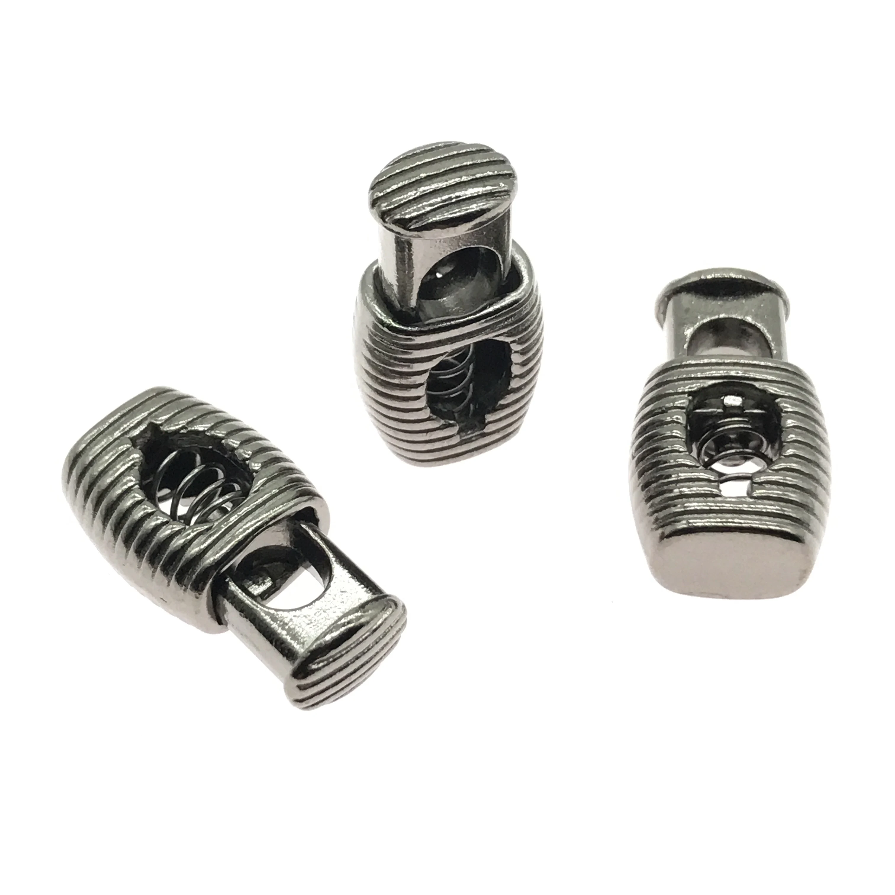 High Quality Custom Handbag Metal Accessories 20mm Tail Clip End Nickel Rose Gold Gun Metal Strap Stopper Cord End for Bags