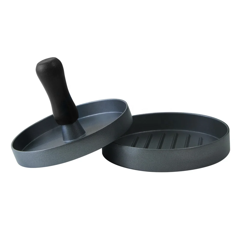 Hamburger Press Stainless Steel Meat Beef Round Shape Cutlet Mold BBQ Accessories Antistick Burger Press Hamburger Patty Maker