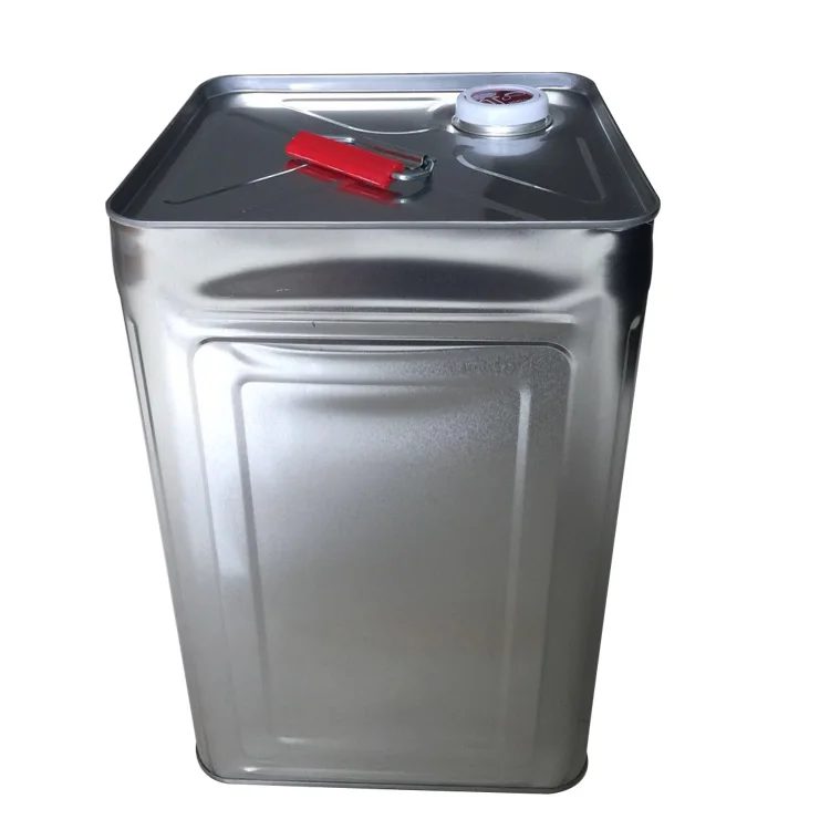 
wholesale un approved metal tin paint jerry can/pail/drum/bucket with plastic handle and spout lid for liquid/oil/gasoline 