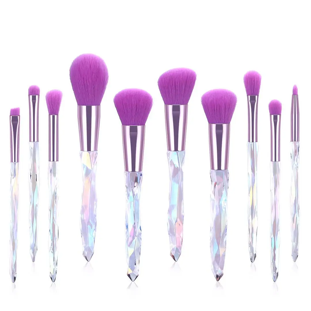 Professionals makeup brush set 10pcs high quality makeup brushes manufacture