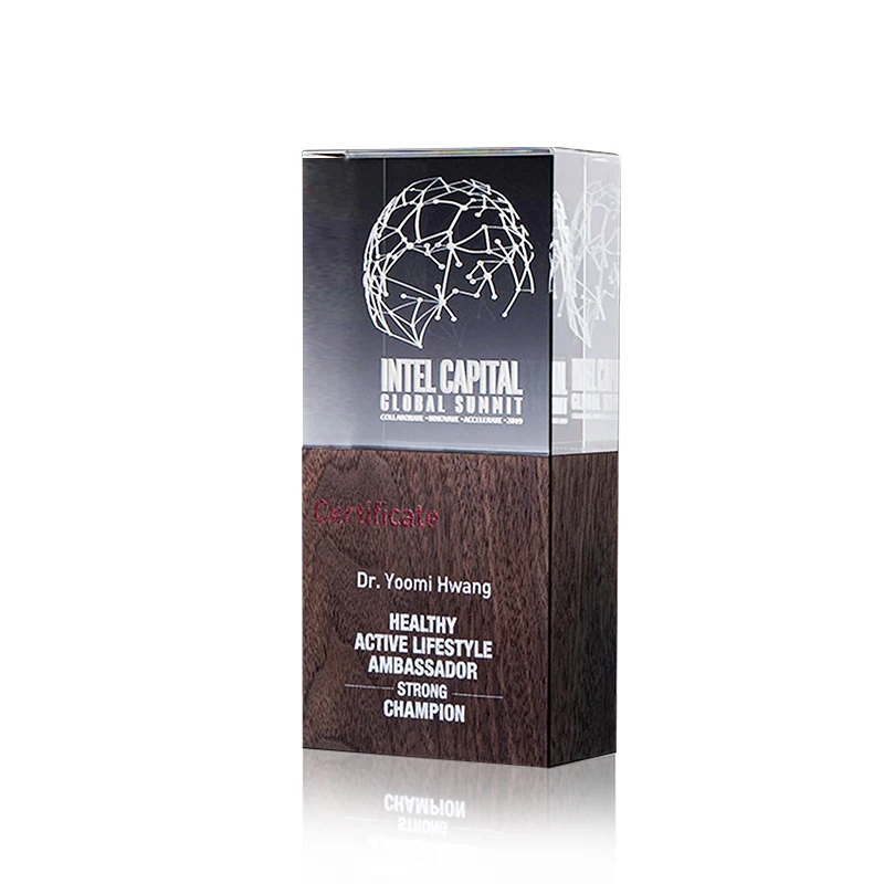 Blank Custom Star Crystal Trophy Work	Golden Metal  Star Winner Award Trophy