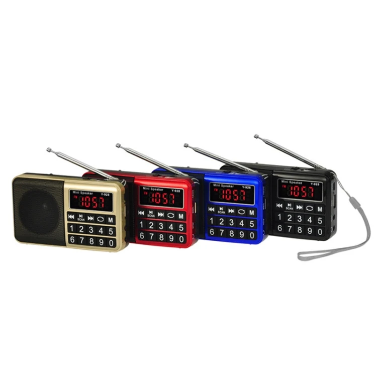 Dropshipping Lightweight Portable TF Card U Disk FM Radio Large-screen LED Display MP3