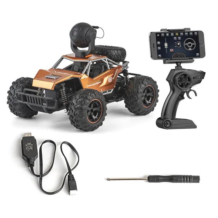 2 4G 1:14 радиоуправляемая машина для скалолазания 4WD игрушечный внедорожник с Wi-Fi камерой и управлением через приложение телефона