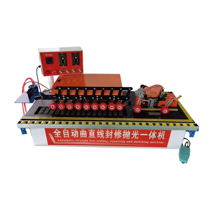 Small mini-panel furniture sealing machine woodworking sealing repair machine manual automatic straight line home decoration