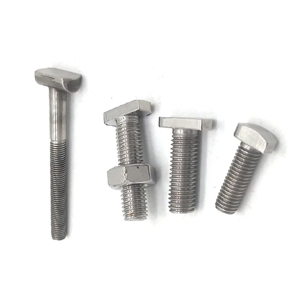 In Stock JIS 1166 Stainless Steel T Bolt SS304 SS316 T head Bolt For Solar Mounting System