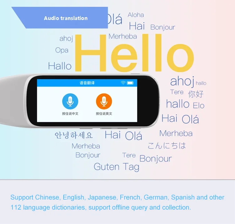 Wholesale Wifi Translation Factory Ocr Digital Highlighter and Exam Reader Pen Scanner Dictionary Handheld Paper Scanner