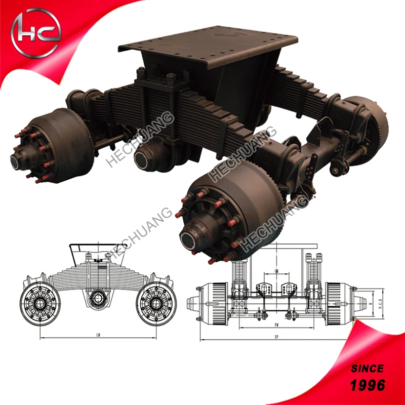 Best quality  wholesale  prices car trailer bogie suspension
