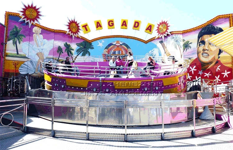 Amusement Park Rides 30-40 Seats Music Disco Samba Tagada Dance