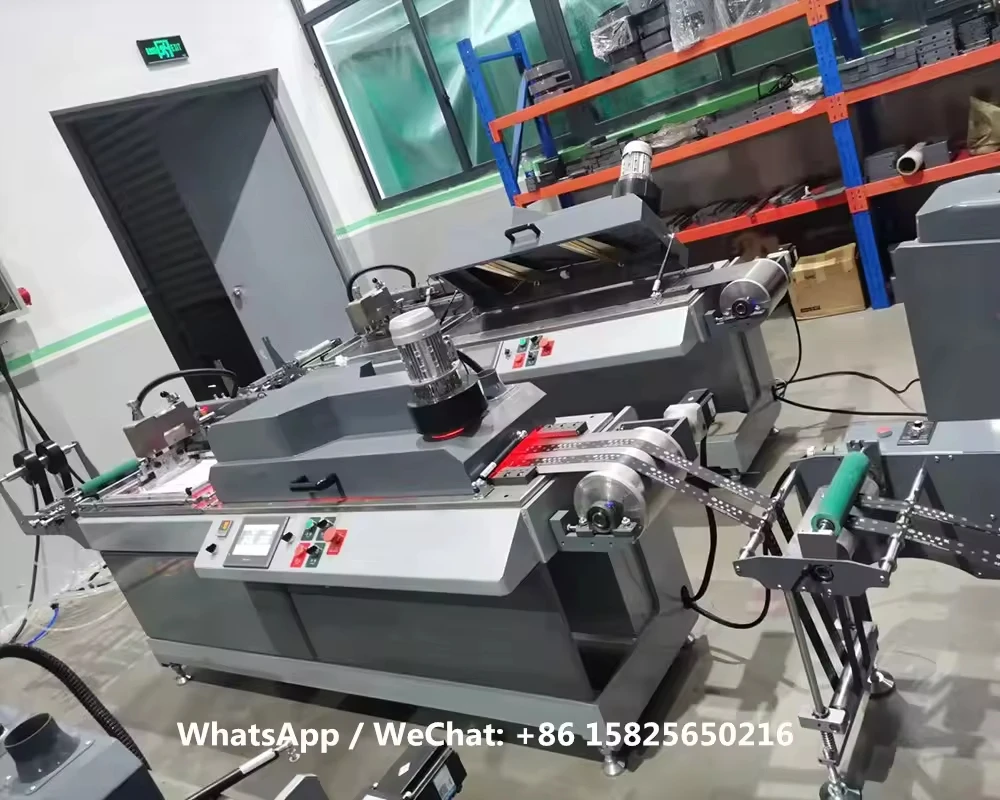 JDZ-2001 China Jingda One Color 5m/Min High Speed Roll To Roll Silk Screen Printing Machine For Clothing Care Label