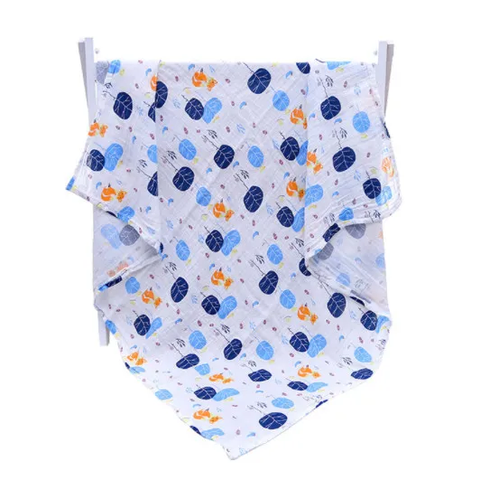 
Cotton Blanket Luxury Digital Printing Muslin Blanket 