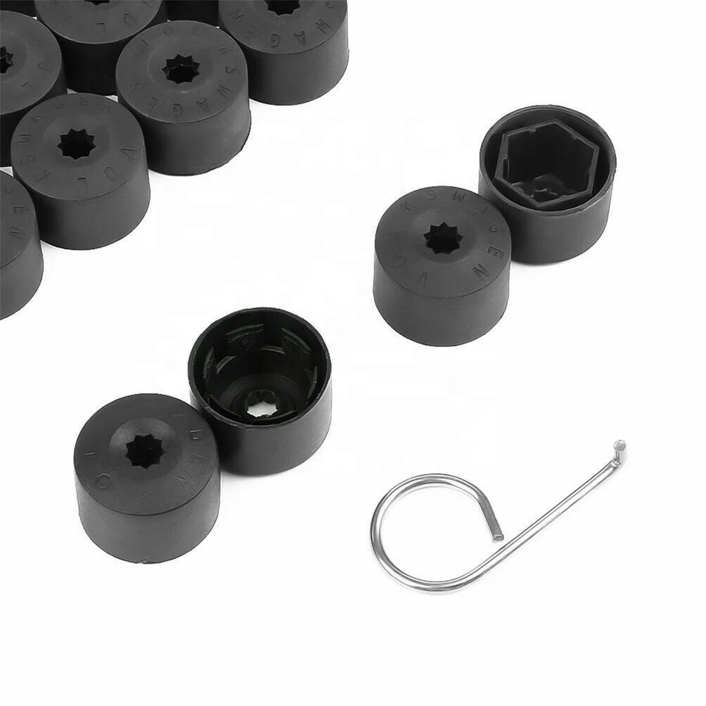 Factory Wholesale 16PCS Wheel Nut Covers+4PCS Locking Type Bolt Covers Wheel Nut With Tool For VW Golf Bora Passat Jetta