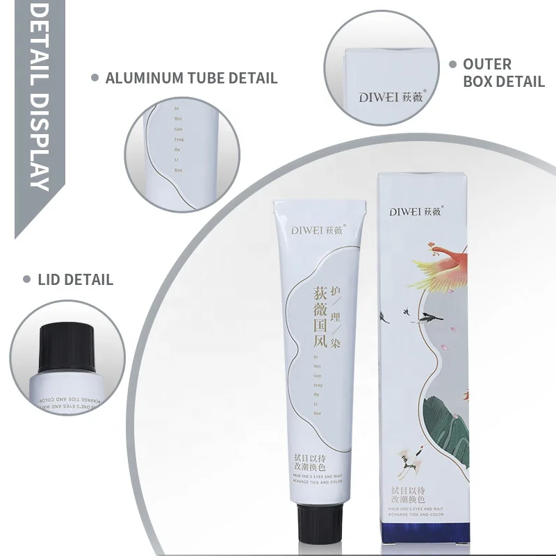 Good Quality Without Ammonia Professional Salon Permanent PPD Free Ammonia Semi Permanent Hair Dye