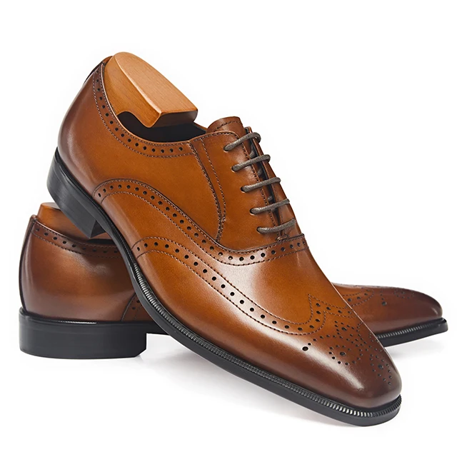 
New model men leather dress shoes formal wedding party shoes italian genuine leather shoes men 