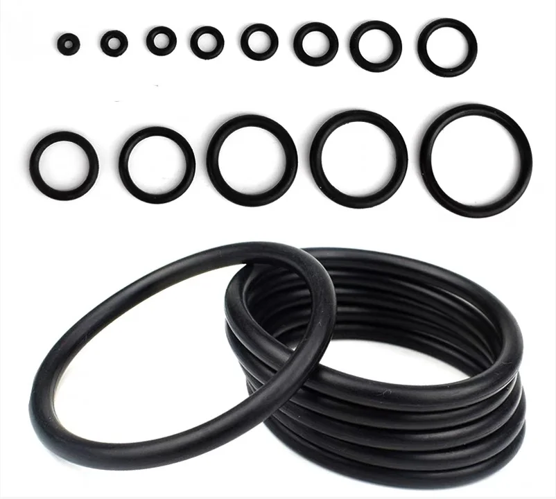 High Quality Custom Silicone O-Ring Gasket Wear-Resistant EPDM Seal Ring NBR FKM EPDM O Ring Rubber Plastic Material Oil Style