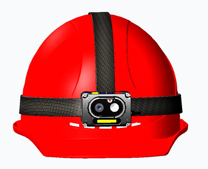 4G Helmet with CCTV for the Road Project Railway Mining Construction Site