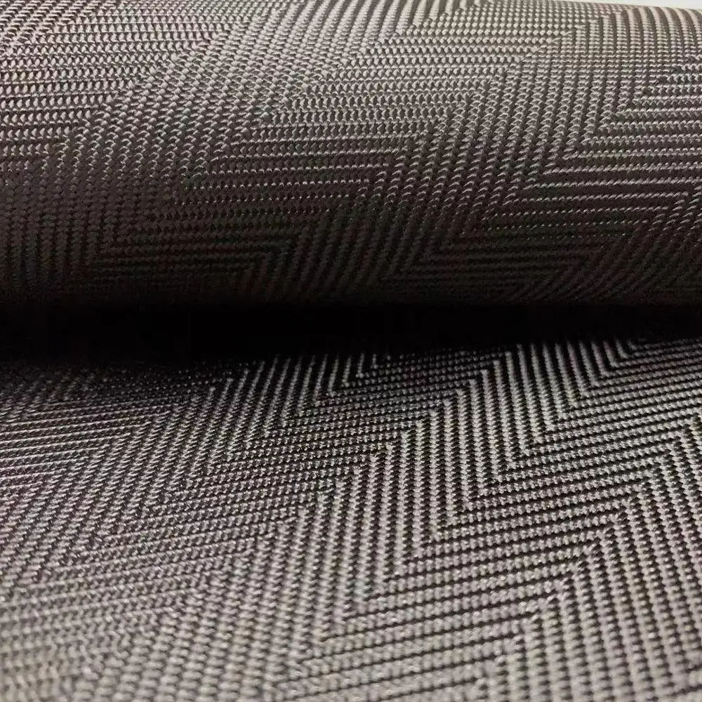 Precisely 900D FDY Herringbone Oblique Jacquard Oxford Solid Dyed PU Coating Polyester Fabric for Luggage/Bag/Tent/Tarpaulin
