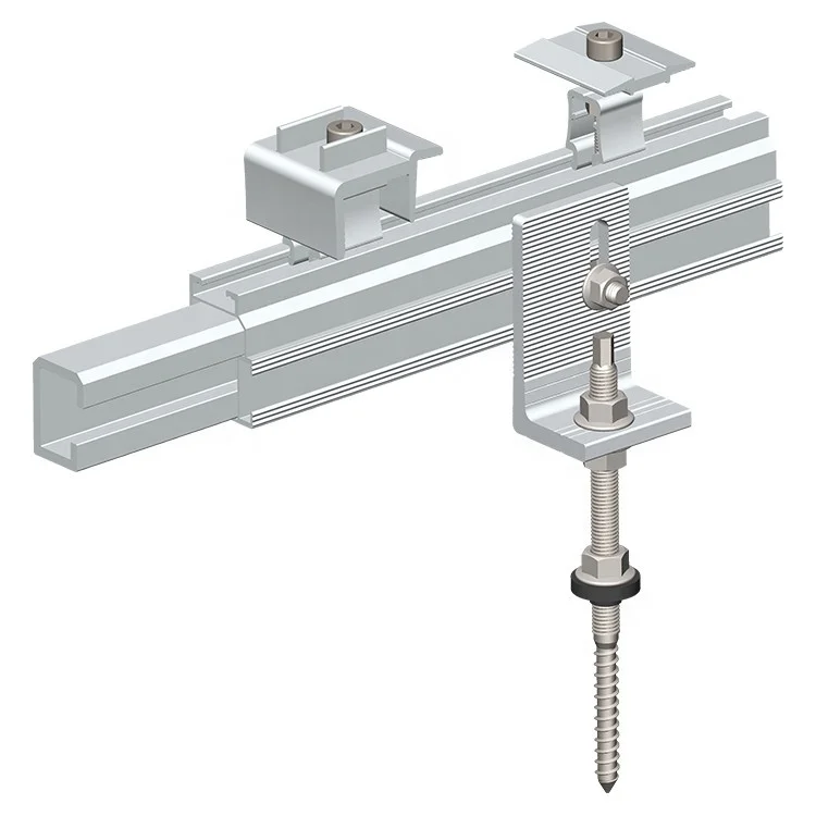 L Feet Kit Metal Roof Top Solar Mounting Brackets System Solar Panel Roof Rack Mounts