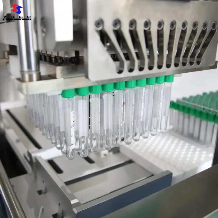 Medical Vacuum Collection Blood Tube Making Machine,Vacutainer Assembly Machine For Blood Collection Tube
