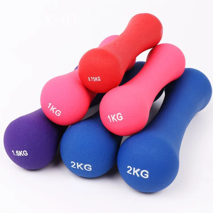 OLLAS Custom Logo Gym Neoprene Dumbbells Bone Shaped Weightlifting 0.5 kg 0.75 kg 1 kg 1.5 kg 2 kg 3 kg