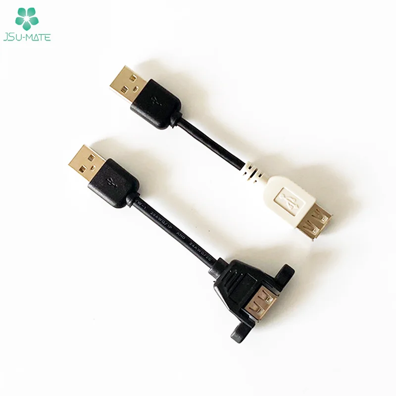 Custom 20CM 30CM USB A Male To Female USB Extension Cable Cord 2.0 USB Extension Data Cable