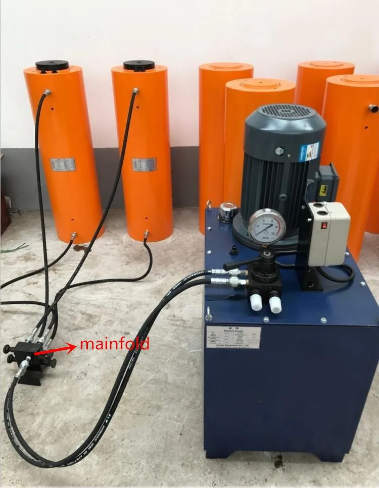 jack and 7.5KW oil pump