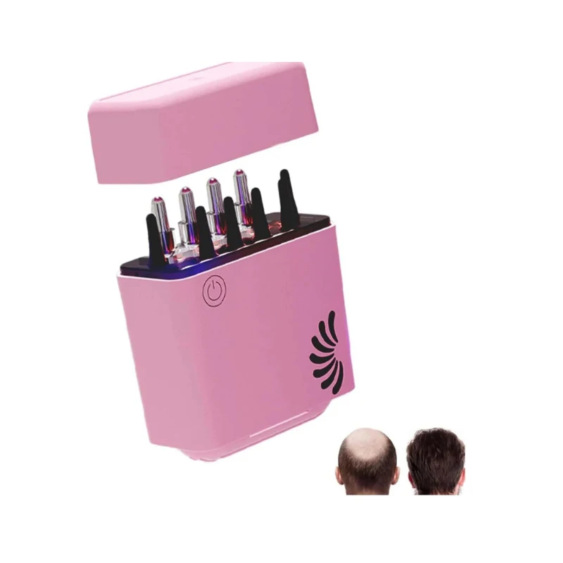 Hot Selling Waterproof Electric Head Scalp Massager Hair Growth Oil Serum Comb Regrowth Hair Treatment