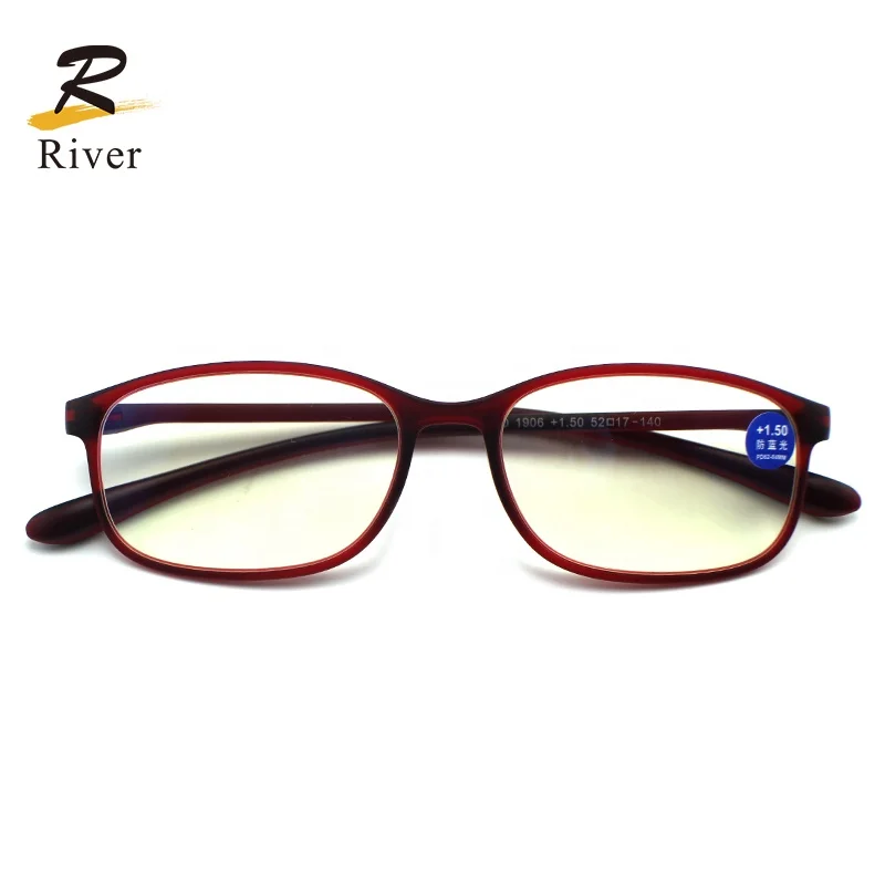Hot sale Vintage Blue Light Blocking TR90 Frames Reading Glasses for the elderly