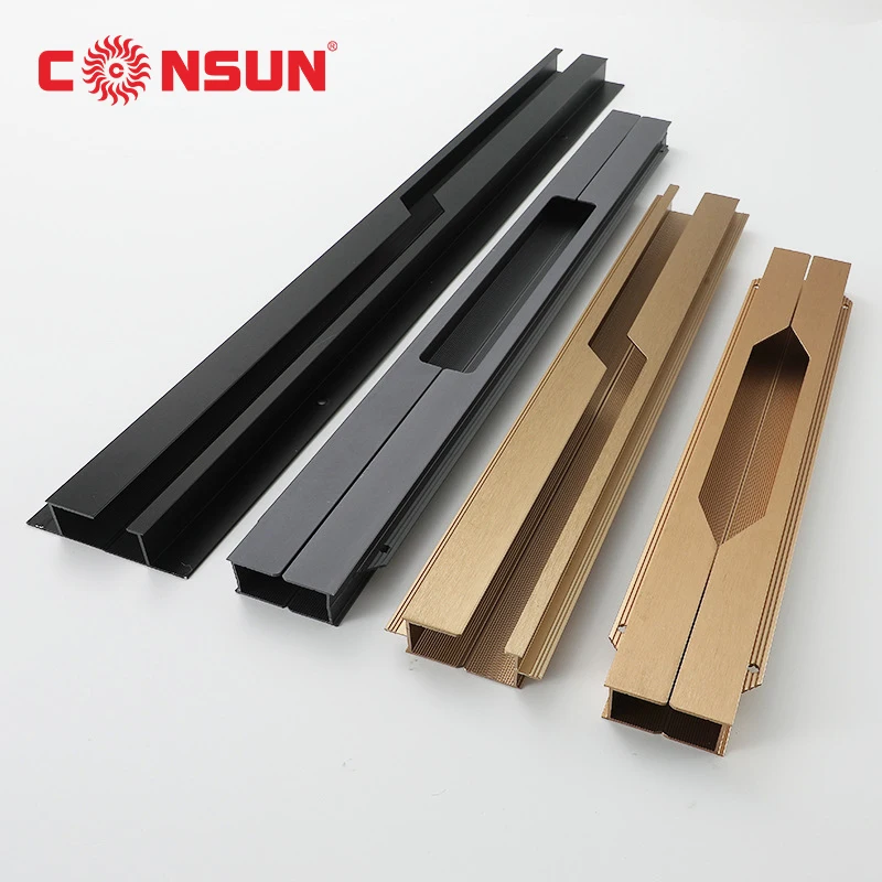 modern furniture kitchen zinc door handle cabinet pulls